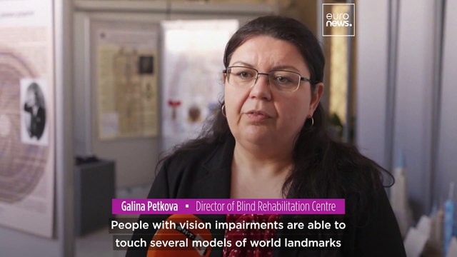 Bulgarian exhibition lets visitors touch 3D models of world famous landmarks