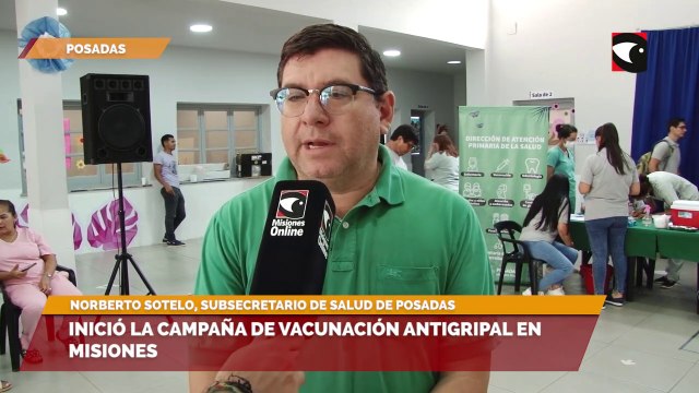 Inició la campaña de vacunación antigripal en Misiones