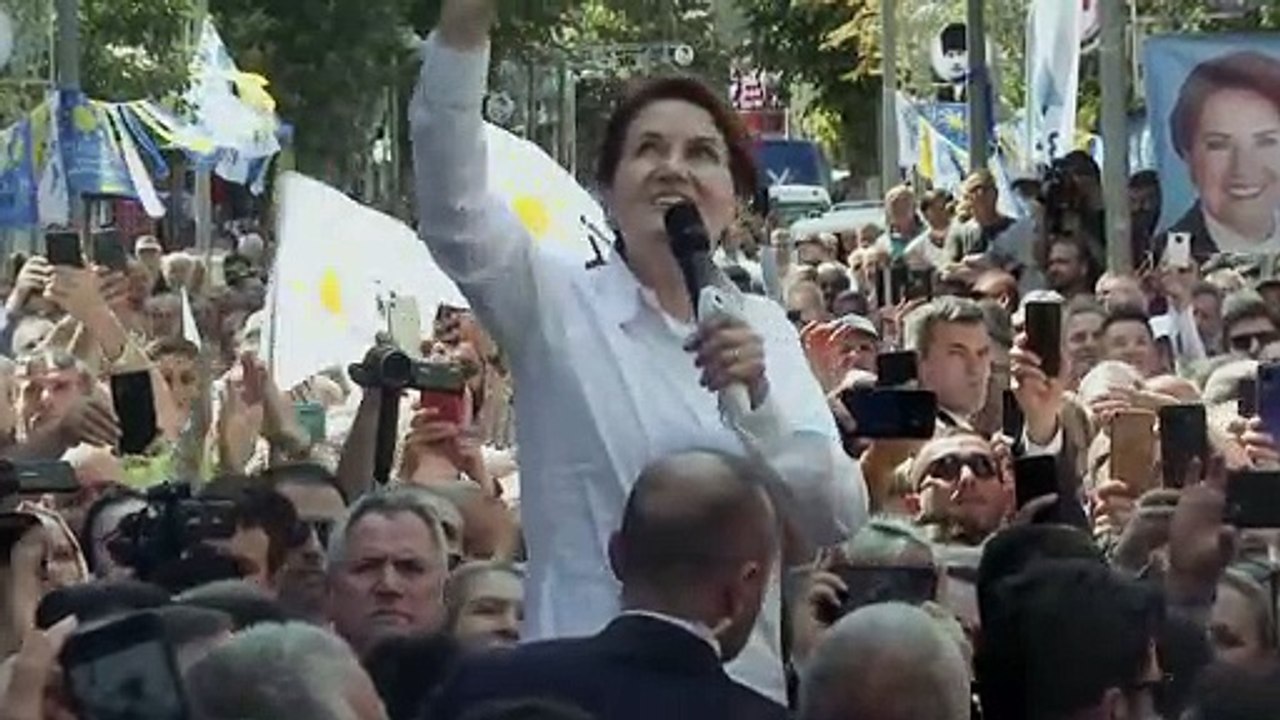 İYİ Parti'den Akşener, Kılıçdaroğlu, Yavaş ve İmamoğlu seçim afişi