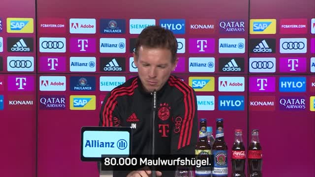 Nagelsmann: "maulwürfe stehen unter artenschutz"
