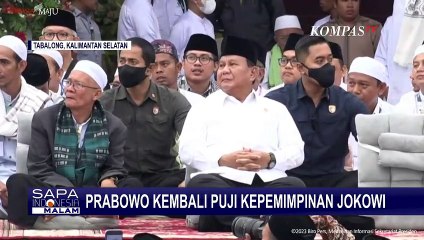 Kembali Lontarkan Pujian, Prabowo: Jokowi Pemimpin yang Pikirkan Rakyat Kecil!