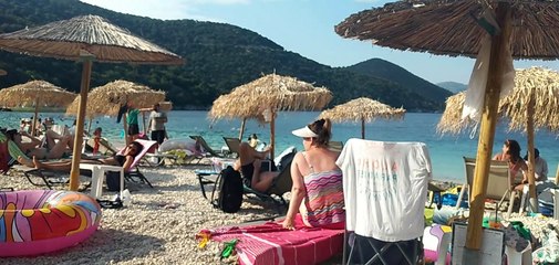 summer 2022, kefalonia , Antisamos beach