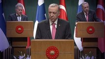 Cumhurbaşkanı Erdoğan ve Finlandiya Cumhurbaşkanı Niinistö'den ortak açıklama