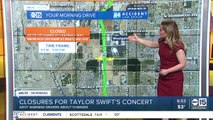 Heavy traffic expected this weekend in the West Valley due to Taylor Swift concerts