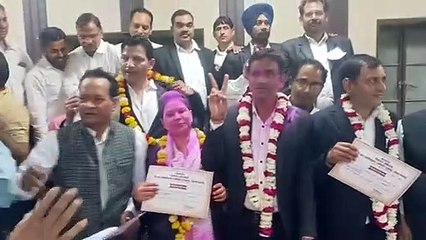 भरतपुर बार एसोएिएशन: नरेन्द्र के सिर सजा अध्यक्ष पद का ताज