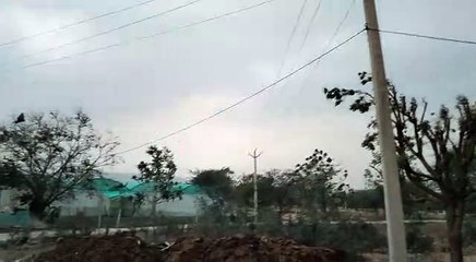 अंधड़ के सा​​थ आफत की बारिश, फसल बर्बाद