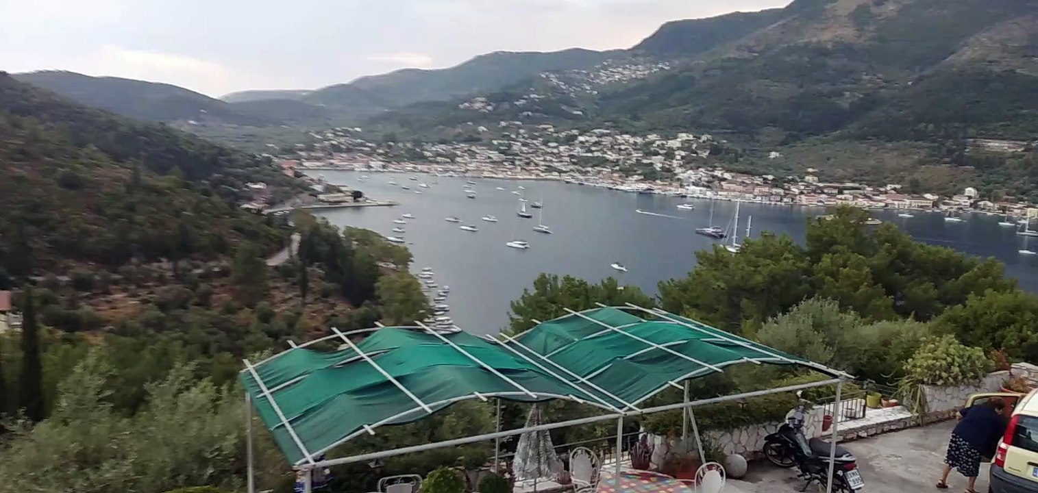 summer 2021, Ithaca, vathi  panorama