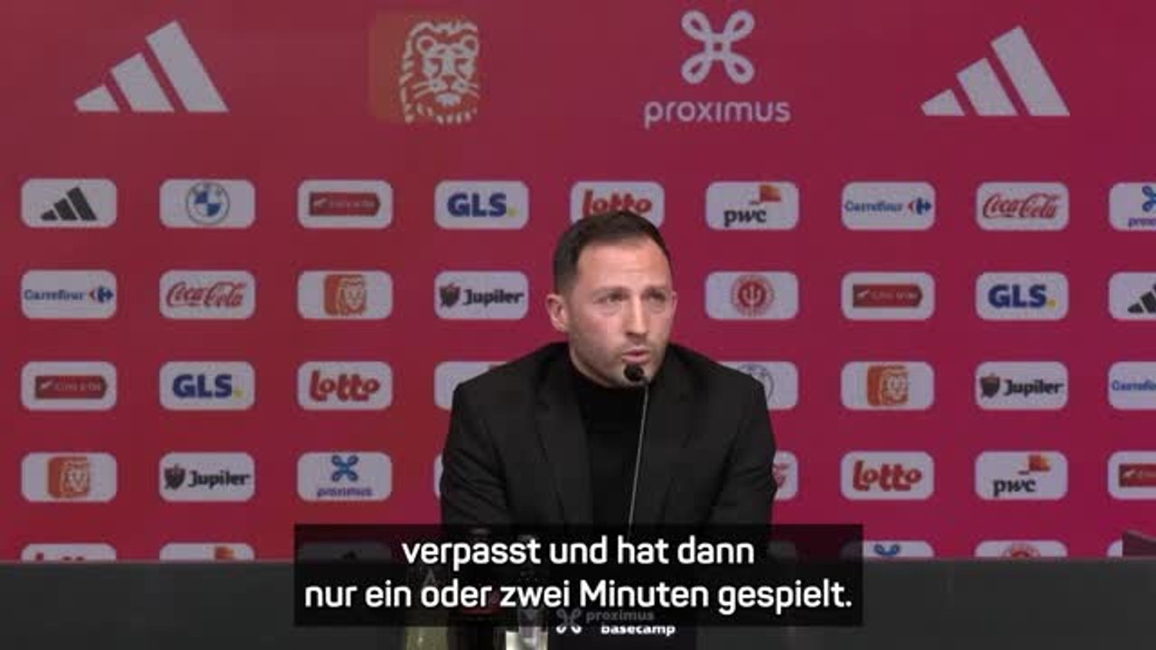 Tedesco zu meunier: "das ist professionell"