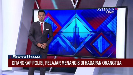 Ditangkap Polisi Saat Hendak Tawuran, 8 Pelajar Menangis di Depan Orang Tuanya!