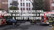 Incendio oggi a Bologna: fiamme in un condominio di via Masi. Il video dei soccorsi
