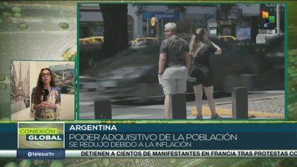 Poder adquisitivo de la población argentina se reduce aún más debido a la inflación