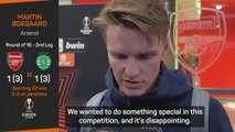 Odegaard dejected after Europa League blow for Arsenal