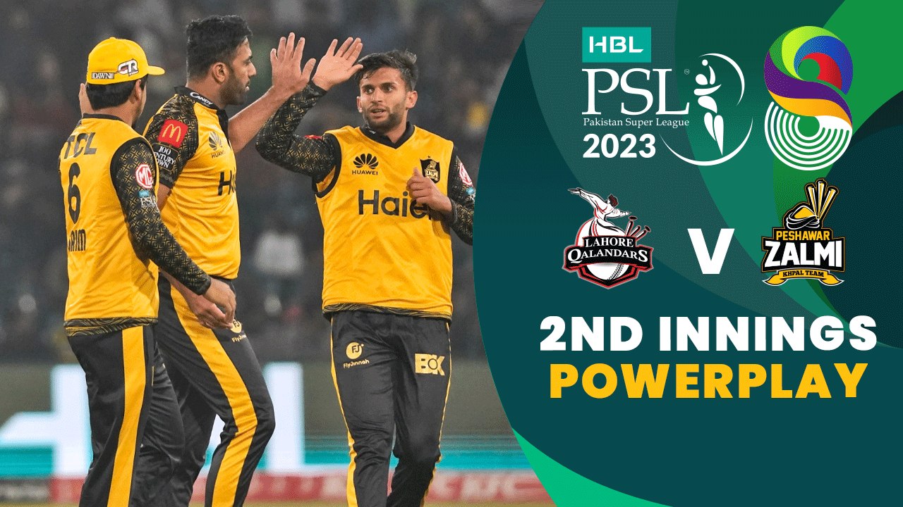 2nd Innings Powerplay | Lahore Qalandars vs Peshawar Zalmi | Match 33 | HBL PSL 8 | MI2T