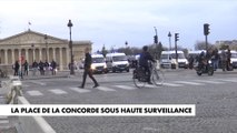 Réforme des retraites : la place de la Concorde sous haute surveillance