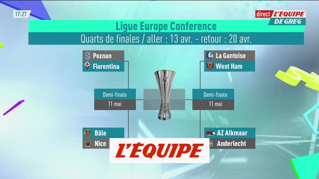 Nice affrontera Bâle en quarts de Ligue Europa Conférence - Foot - C4 - Tirage au sort