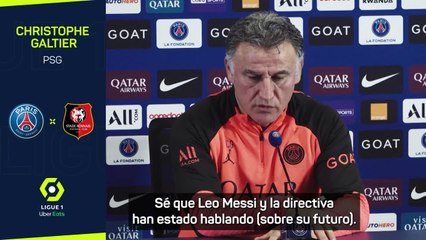 Galtier, sobre el futuro de Messi: "Si está o no aquí la próxima temporada depende de él"