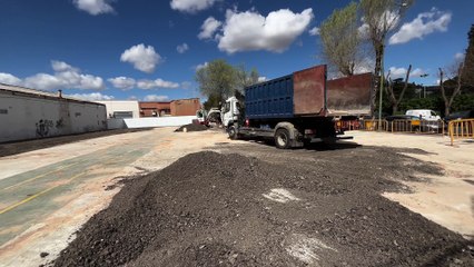 Torrejón de Ardoz está construyendo un nuevo aparcamiento gratuito en Parque Cataluña