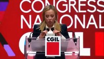 Congresso Cgil, Meloni e 'Ferragni metalmeccanica' - Video
