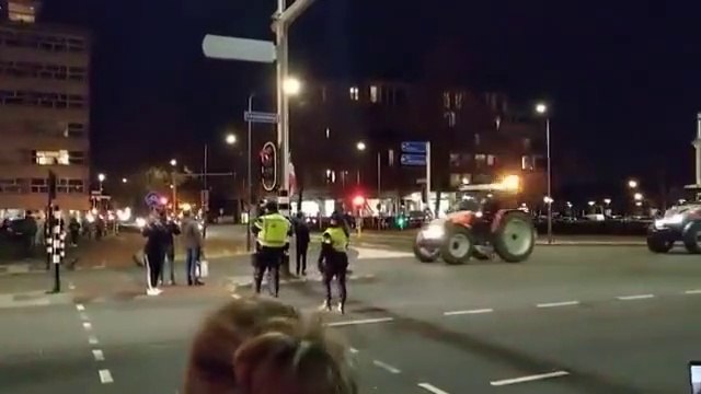 NETHERLANDS - The Farmers arrive for the council elections. They will not back down. Local councils are funded to support the WEF ideology, but they haven’t asked the people! Democracy must be fought for. Your farmers are the people’s army now