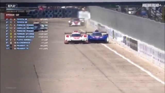 WEC 2023 1000 Km Sebring Race Epic Battle Lynn vs Vanthoor