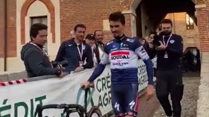 Milan-San Remo 2023 - Julian Alaphilippe :  "Il faut s'attendre à tout, c'est vraiment difficile de prévoir un scénario. On connaît les favoris et les équipes très fortes qui vont durcir la course avant le Poggio ou même plus tôt"