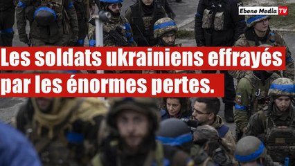 Les soldats ukrainiens effrayés par les énormes pertes prennent la fuite.