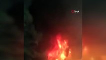 Başakşehir'de korkutan iş yeri yangını