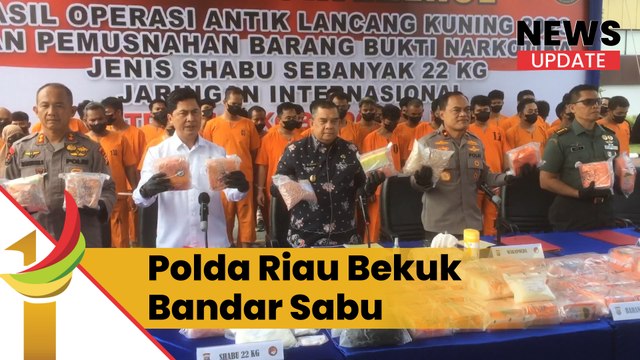 Polda Riau Bekuk Bandar Sabu Kampung Dalam Di Operasi Antik 2023