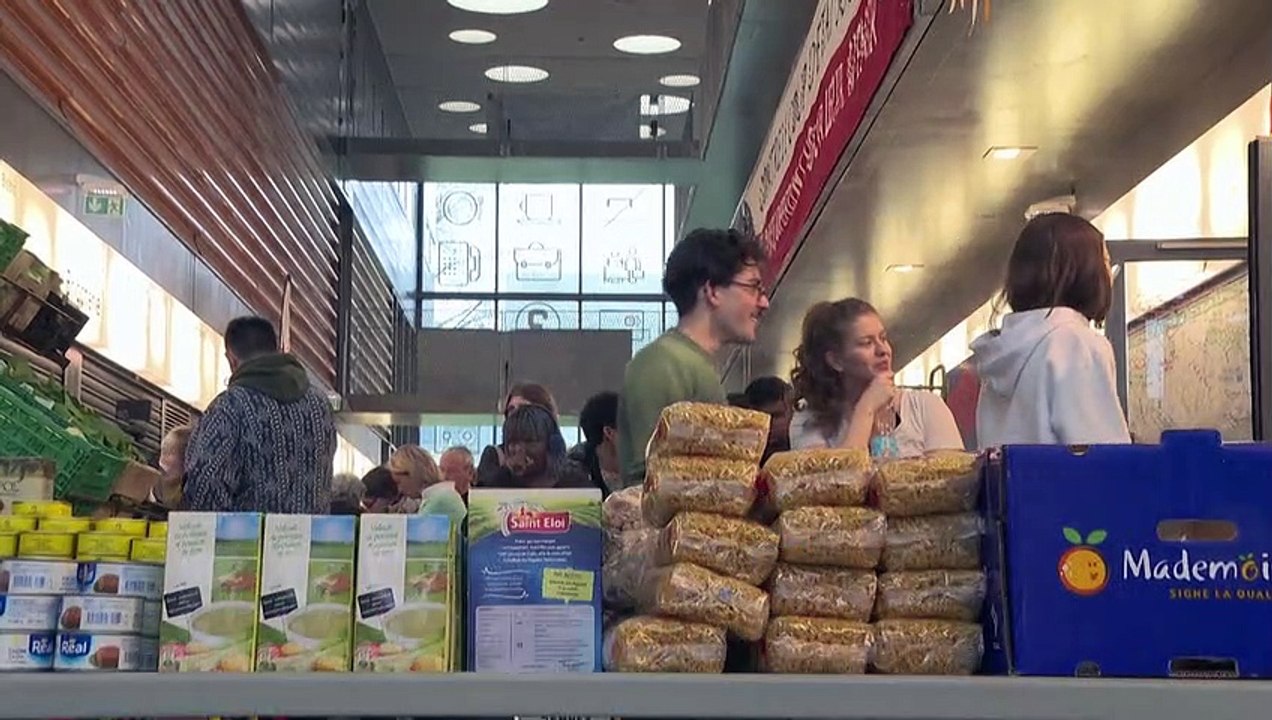 Rennes: une épicerie gratuite fait la guerre à la précarité étudiante