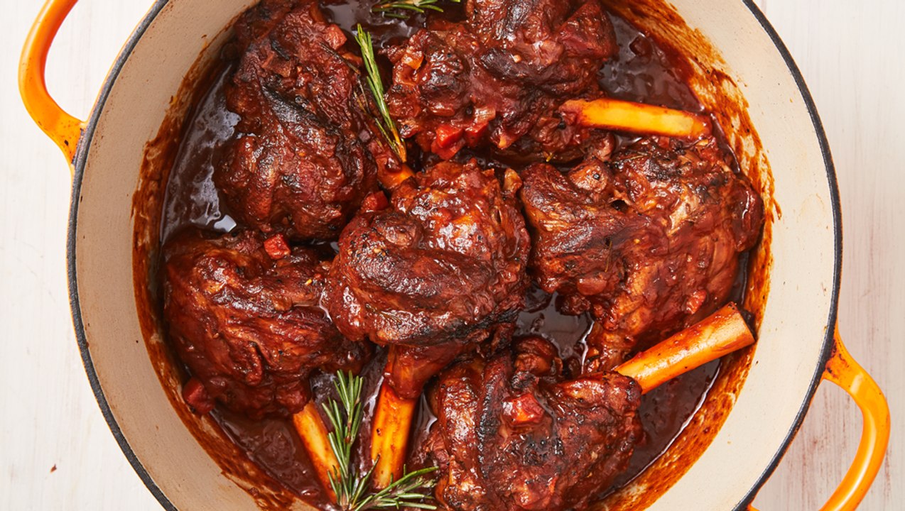 These Braised Lamb Shanks Are The Hearty Dinner We Crave
