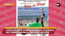 César Melgarejo, secretario provincial de vóley de playa, invitó a que los interesados se acerquen a disfrutar de la 5ta fecha del torneo provincial de voley de playa que tendrá lugar este domingo 19 de marzo en el balneario Costa Sur de Posadas.