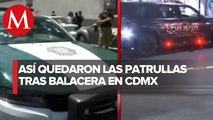 Resguardan armas y camionetas de los detenidos tras balacera en Edomex y CdMx