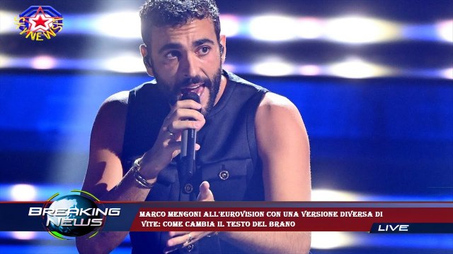Marco Mengoni all'Eurovision con una versione diversa di Vite: come cambia il testo del brano