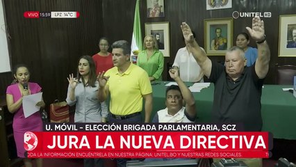 Richard Ribera es el nuevo presidente de la Brigada Parlamentaria Cruceña