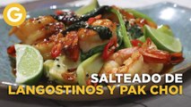 Salteado de Langostinos y Pak Choi | Recetas Orientales | El Gourmet