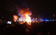 Les CRS évacuent la place de la Concorde, au moins 38 interpellations