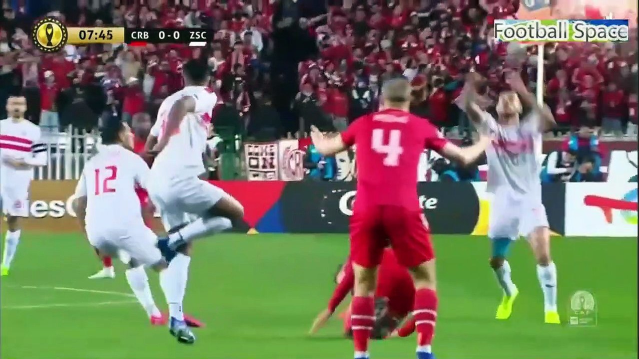 ملخص مباراة الزمالك وشباب بلوزداد 2-0