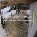 How to make paver patio & covered pergola backyard makeover time lapse in less than 6 minutes!