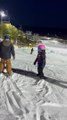 Fearless Little Girl Takes on Ski Jump