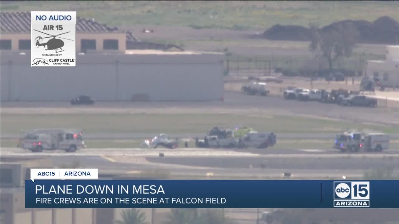 Plane down in Mesa