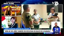 Ministra Tolentino: 8 niños y 3 mamás son rescatados de huaico en Jicamarca