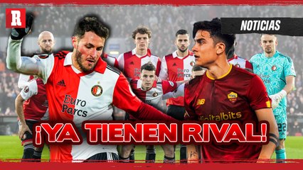 Santi Giménez y FEYENOORD enfrentarán a la ROMA en CUARTOS DE FINAL