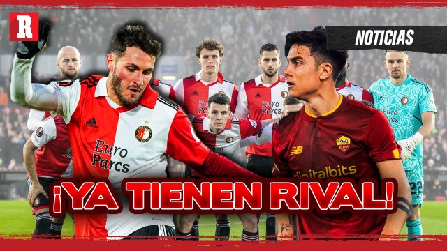 Santi Giménez y FEYENOORD enfrentarán a la ROMA en CUARTOS DE FINAL