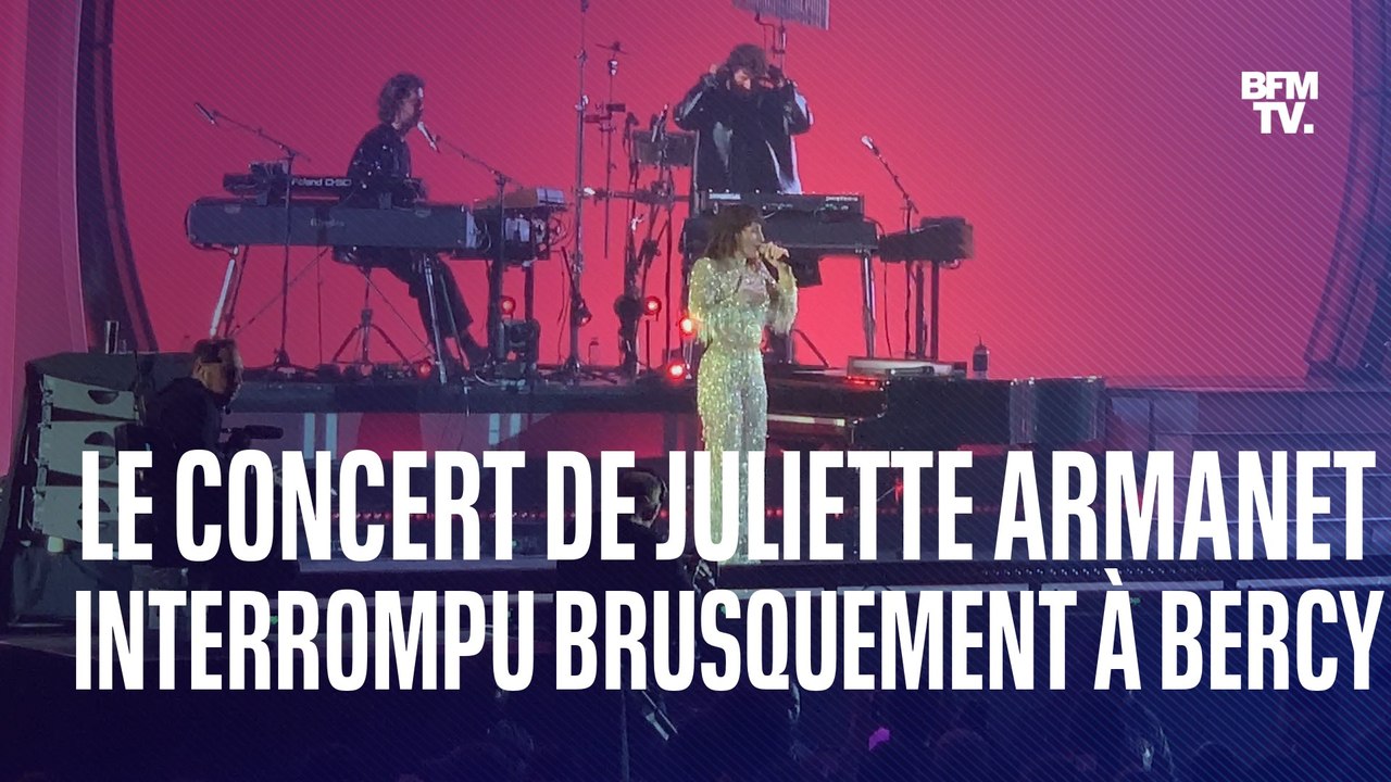 Le concert de Juliette Armanet à l'Accor Arena...