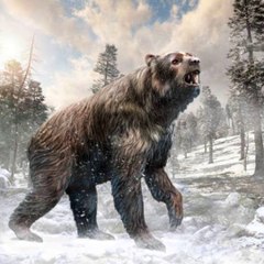 Giant Short Faced Bear/ Cave Bear | Prehistoric Animal