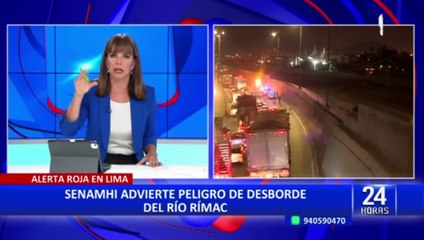 Descargar video: Senamhi advierte desborde del río Rímac por el incremento de caudal