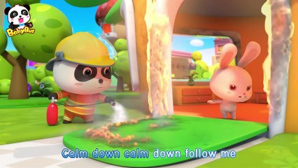 Firefighter! Come and Help Rabbit Momo | Brave Fireman Story | Rescue Team | Kids Role Play |BabyBus