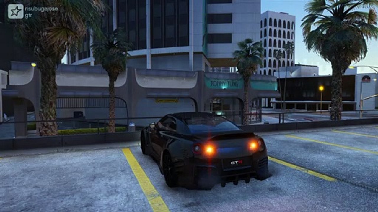 gta 5 mod Gtr r35 street launch #gta #gta5 #racing #gaming