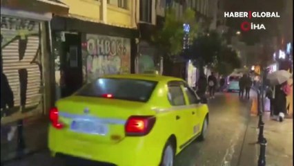 Galata’da dehşet anları