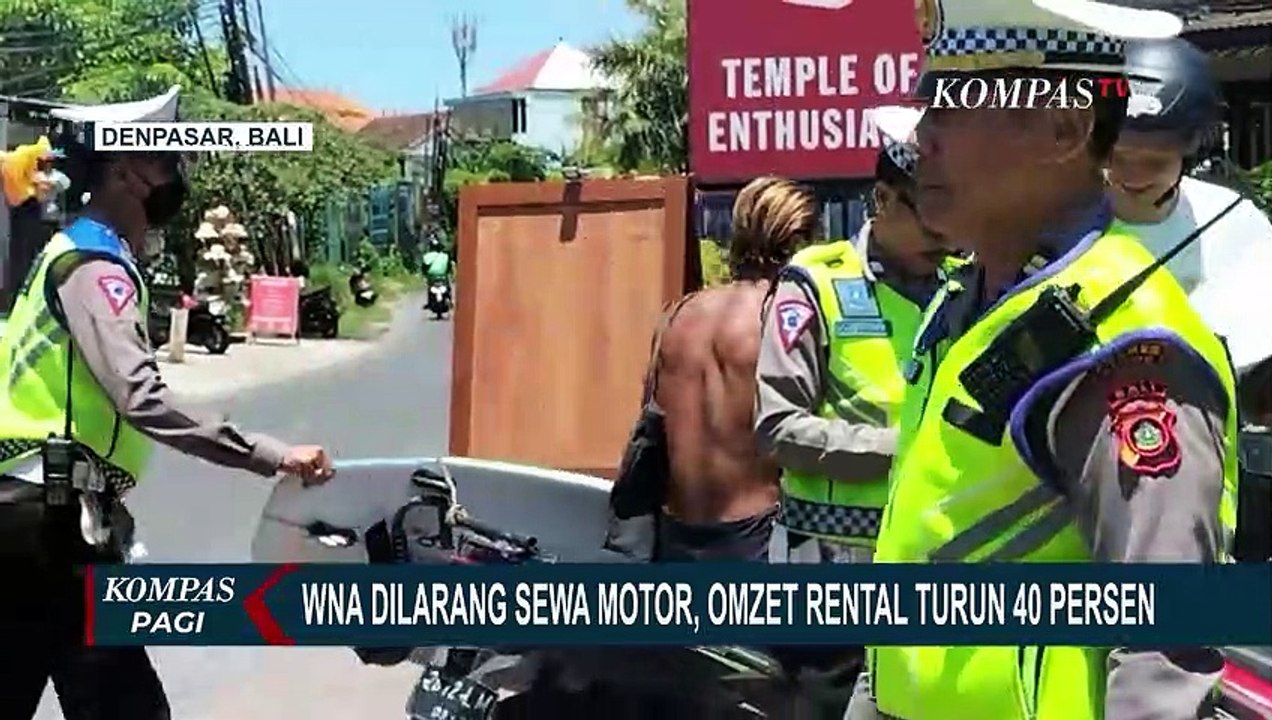 Imbas Turis Asing Di Bali Dilarang Sewa Motor Omzet Rental Turun 40 Persen Video Dailymotion 7511